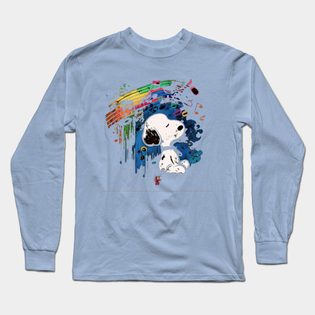 Discover snoopy abstract music - Snoopy - Long Sleeve Shirt