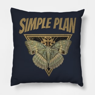 Simple Plan // Fly Away Butterfly Pillow