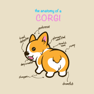 Corgi Anatomy T-Shirt