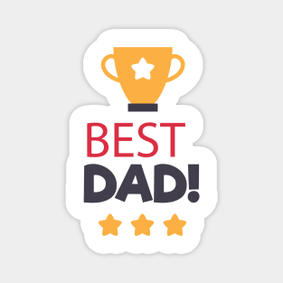 Best Dad T-Shirt gifts Magnet