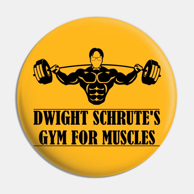 Dwight Schrute’s Gym for Muscles Pin by DWFinn