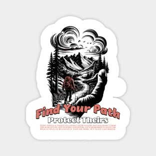 Find Their Path - Protect Theirs Magnet