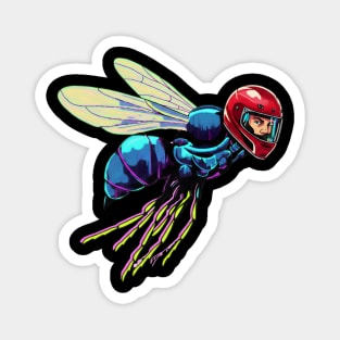 The Iron Wing: Biker Bee Edition Magnet