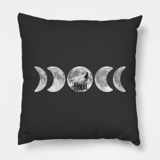 Howl, Moon Phases Pillow