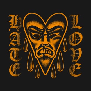 Love with hate traditional tattoo T-Shirt