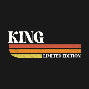 KING Customized Last Name Gifts Family T-Shirt