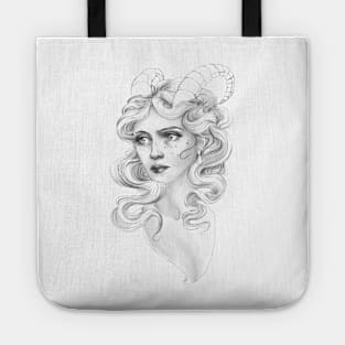 Constellation freckles - Capricorn woman Tote