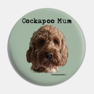 Cockapoo Dog Mum Pin