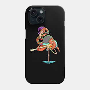 Nicole the flamingo Phone Case