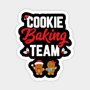 Cookie Baking Team Women Funny Matching Family Christmas Magnet