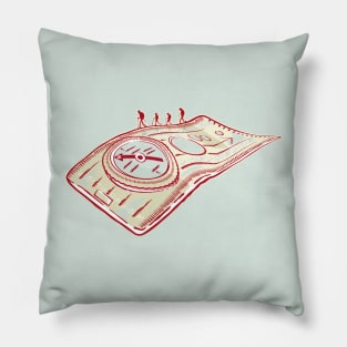 Hiking compass Pillow