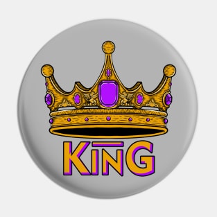 KING CROWN Pin