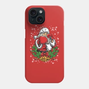 Christmas Santa Claus Boxer Boxing Phone Case