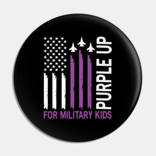 Purple Up For Military Adul Pin