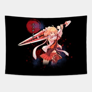 Haru's Destiny SoulWorkers Gaming Shirt Tapestry