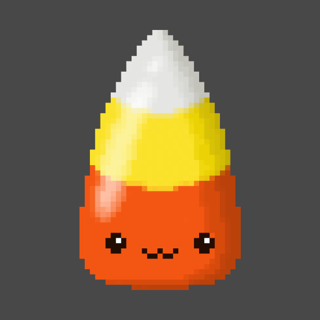 Pixel Candy Corn by Eiskafe