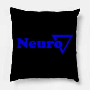 Neurodivergent -  Neuro Divergence Nabla Math Geek Pillow