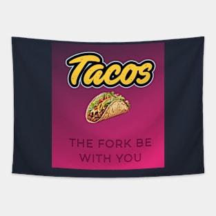 tacos shirt Tapestry