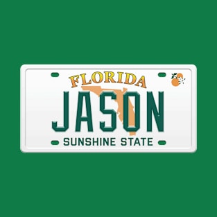 Jason License Plate - FL T-Shirt