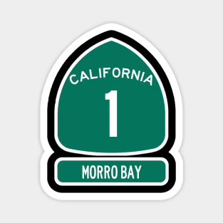 MORRO BAY PACIFIC COAST Highway 1 California Sign Magnet