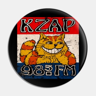 KZAP Radio Station Pin