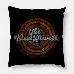 The SteelDrivers vintage design on top Pillow