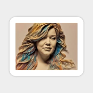 3D image of Kelly Clarkson Magnet