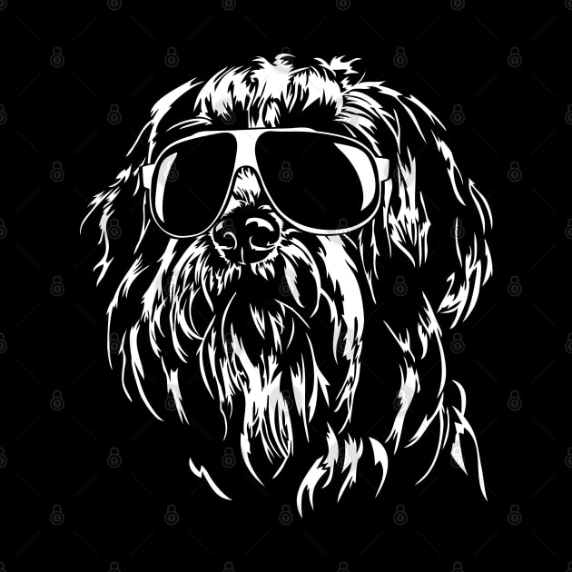 Funny Proud Bearded Collie sunglasses cool dog by wilsigns