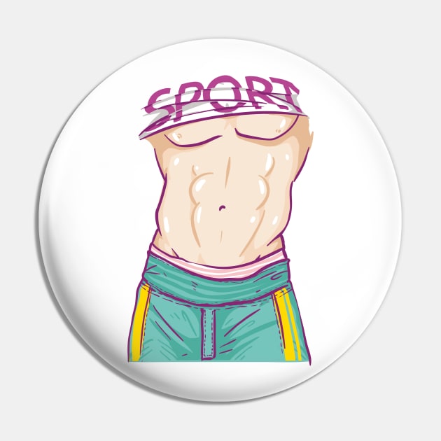 six pack body Pin by ilygraphics