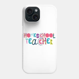 Cute Homeschool Teacher Gift Idea Back to School Phone Case