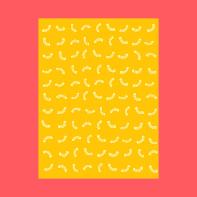 MACARONI And Cheese Pattern by SartorisArt1