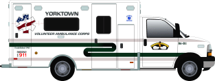 Yorktown VAC Ambulance, New York, Chevy Magnet