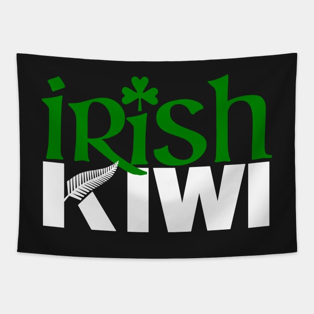 Irish Kiwi (for dark backgrounds) Tapestry by honeythief