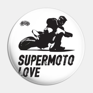 Supermoto Love Pin