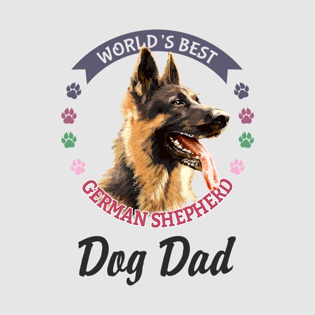 German Shepherd Dad by Olgakunz