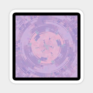 Diamond Swirl Pastel Colors Purple Pink Magnet