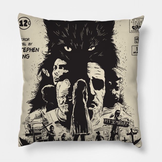 Pet Sematary Pillow by ribandcheese