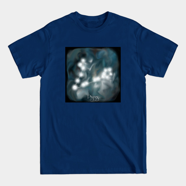 Disover Pisces Constellation inspired Artwork - Pisces Zodiac - T-Shirt