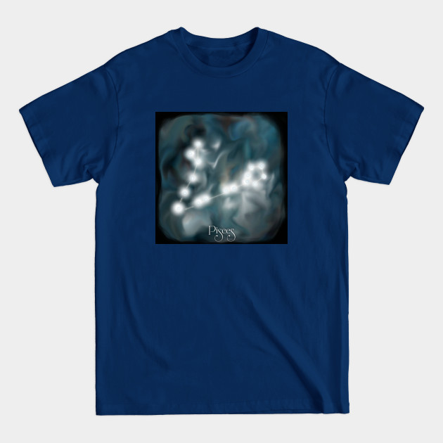 Discover Pisces Constellation inspired Artwork - Pisces Zodiac - T-Shirt