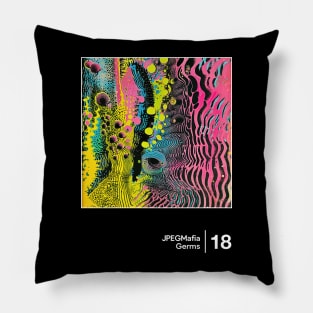 JPEGMafia / Minimalist Graphic Fan Artwork Design Pillow