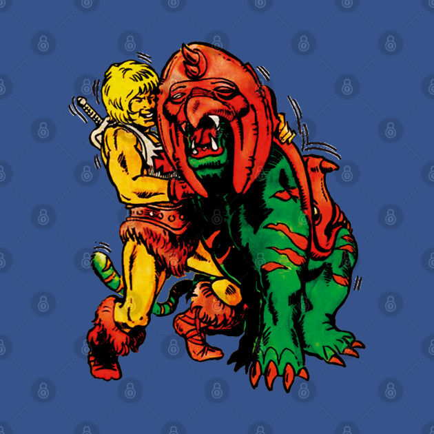 Discover He-Man and Battle Cat - He Man Battle Cat - T-Shirt