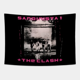 Combat Rock Threads Strut Your Stuff in Clashs's Legendary Punk Attire Tapestry