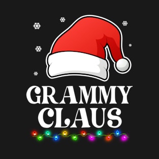 Grammy Claus Christmas Funny Family Matching Pajamas T-Shirt