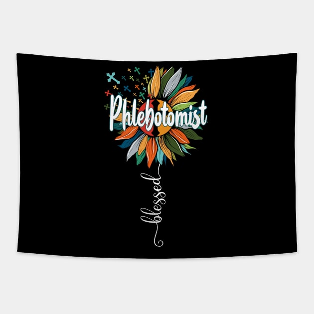 Blessed Phlebotomist Tapestry by Brande