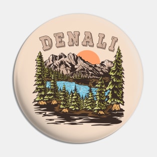 denali national park mountains Pin