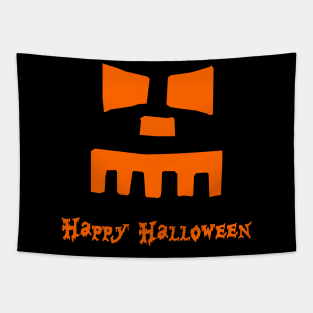 Happy Halloween - Monster Face Tapestry