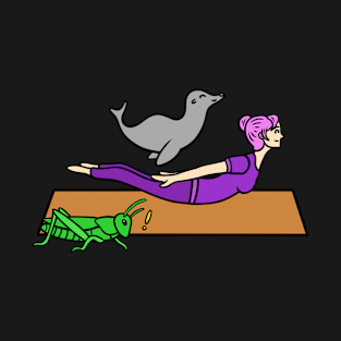 Yoga locust pose T-Shirt