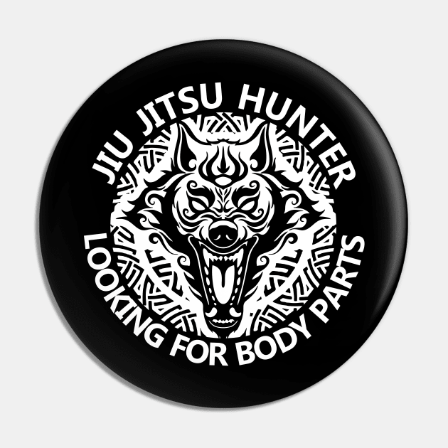 Jiu Jitsu Hunter - BJJ hunter Pin by undersideland