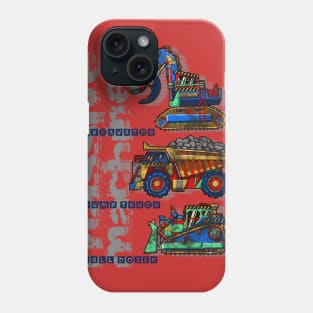 Massive Machines Construction Trucks Phone Case