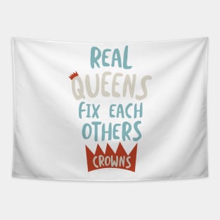 Womens Empowerment and Girls Inspirational Design Tapestry